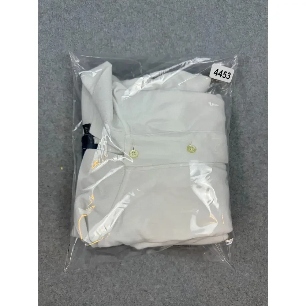Polo Ralph Lauren Polo Shirt Men's 2XB Big & Tall White Short Sleeve Preppy Golf